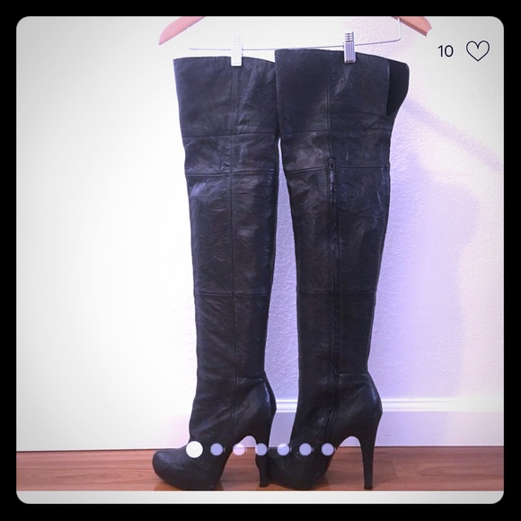 Report Shoes - Report “nichola” over the knee boot